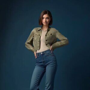 Tommy Hilfiger Metallic Denim Jacket XS